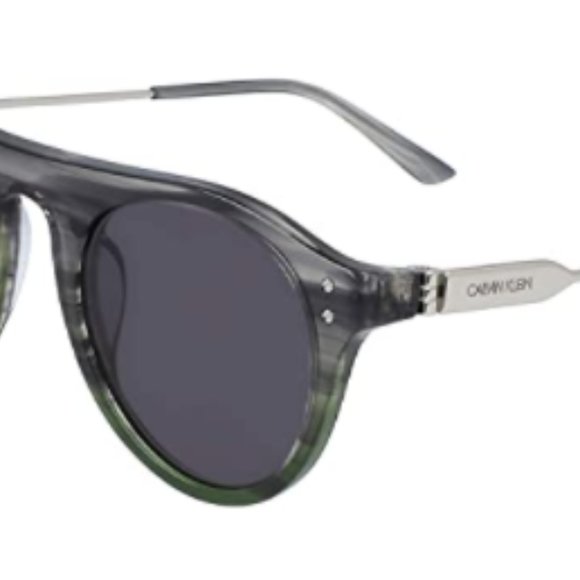 Calvin Klein CK20701S Smoke Green Gradient Horn New Women\'s Sunglasses Calvin Klein CK20701S Smoke Green Gradient Horn New Women\ main image 3